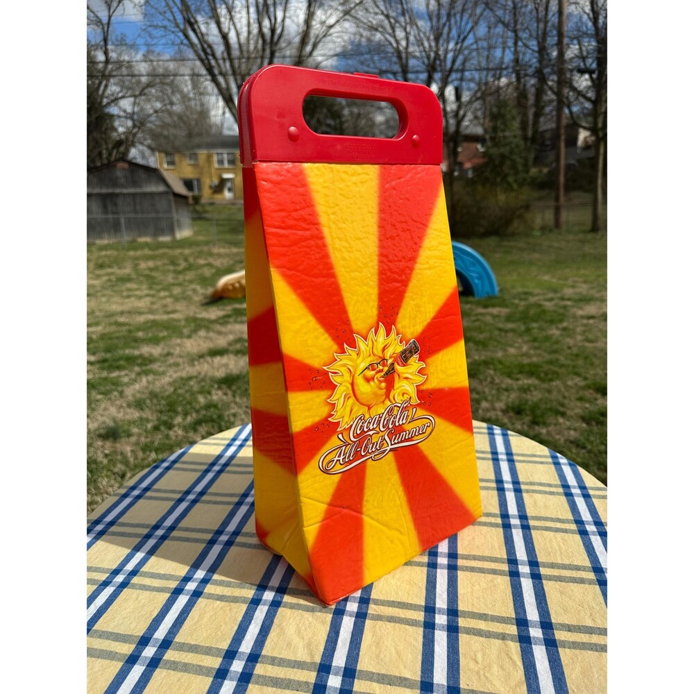 VTG 1990s Coca-Cola All Out Summer; Koolit Cooler Life-Like Products Vintage
